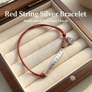 Six-Syllable Mantra Silver-plated Bracelets – New Chinese