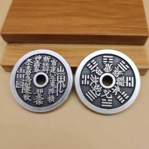 Taoist Coin Silver-plated Necklaces – Light-luxury
