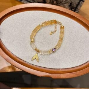 Gourd Citrine Bracelets – Ethnic, Chinese style