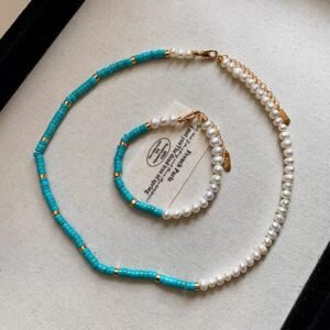 Turquoise + Pearl Necklaces – Vintage