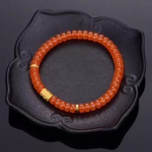 Southern red agate Bracelets – Chinese style, Vintage