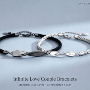 Möbius Silver-plated Bracelets – Casual chic